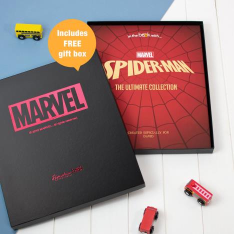 Personalised Marvel Spiderman Collection Deluxe Book Extra Image 2